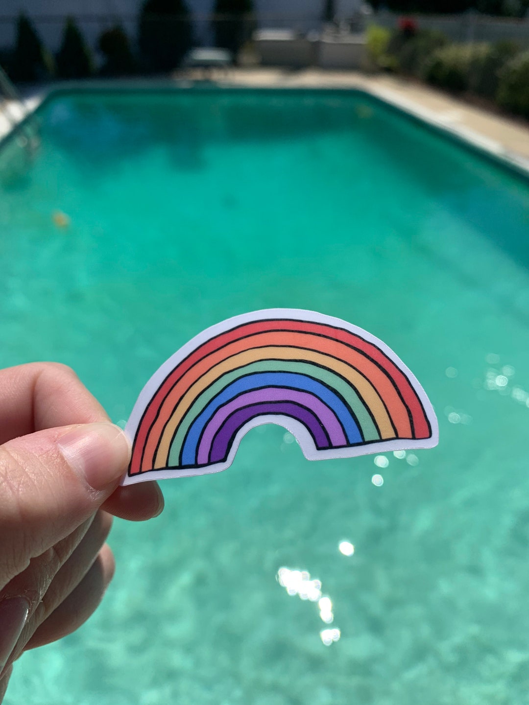 Pride Rainbow Decal Laptop Sticker Etsy