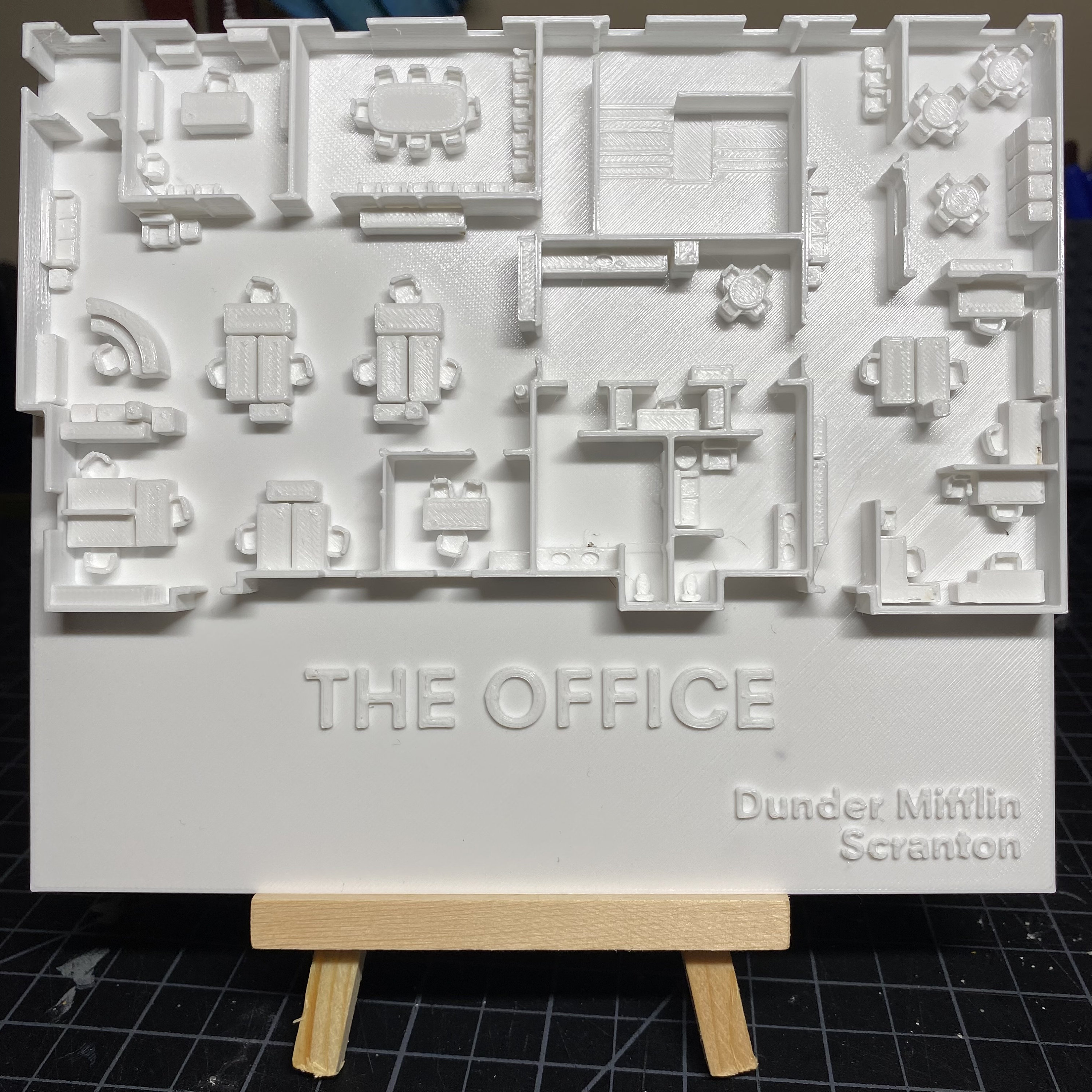 Dunder Mifflin The Office Logo | Art Board Print