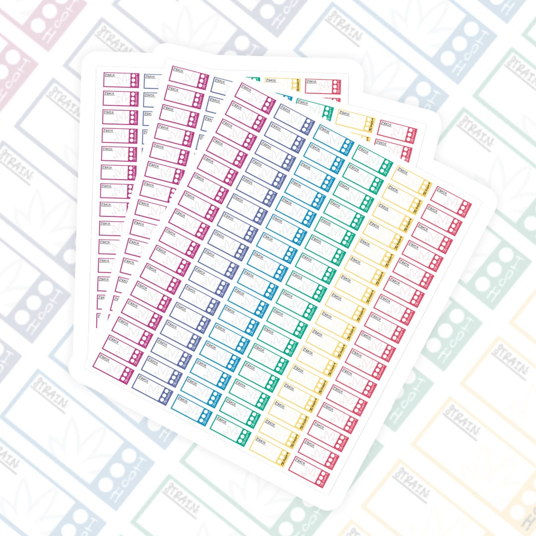 Printable 510 Cartridge Vape Strain Sticker Labels, Dab Pen, Cart