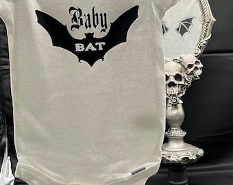 Baby Bat Bodysuit - Goth Baby Clothes - Spooky Baby