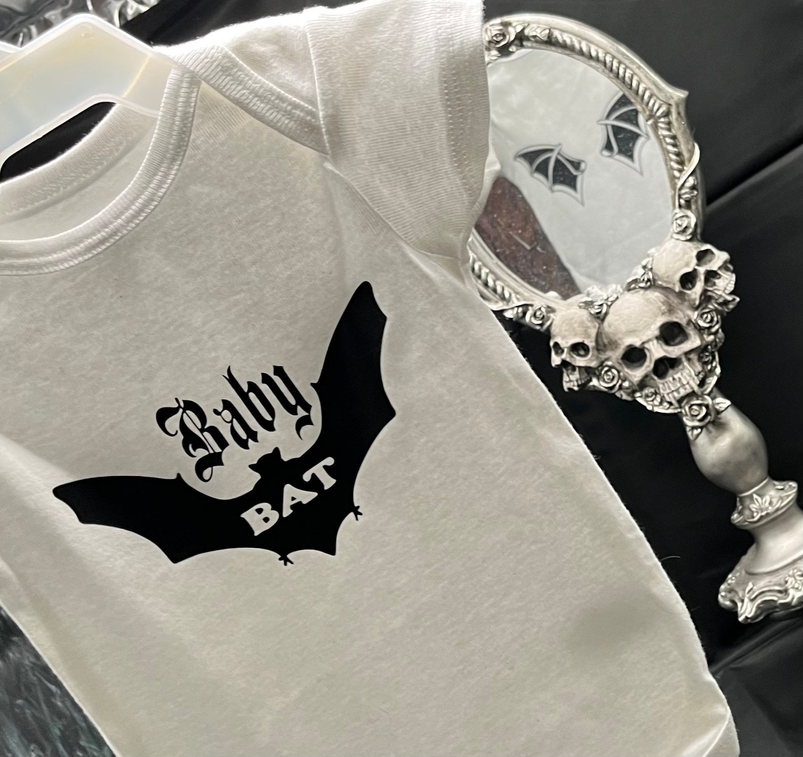 Baby Bat Bodysuit Goth Baby Clothes Spooky Baby Etsy