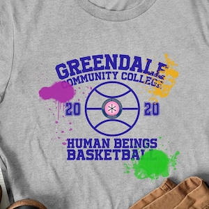 Community Show Shirt, Greendale Community College Paintball, Human Beings Basketball Tee, Paintball wars, Shirt for Community fan