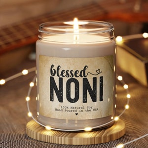 Noni Gift, Blessed Noni Candle, Noni Gift, Grandma Noni Mothers Day Gift idea, Noni Birthday Gift, New Noni Gifts, Gift for Noni