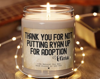 Gift for Boyfriends Mom, Custom Boyfriends Mom Gift, Funny Birthday Christmas Mothers Day Gifts for Boyfriends Mom, Boyfriends Mom Candle