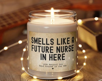 Future Nurse Gift, Future Nurse candle, Funny Future Nurse Gift, Nursing Student Gifts, Nursing School graduation gift ideas for him or her