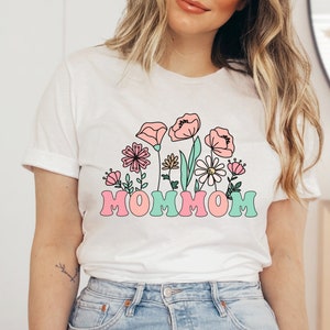 MomMom Shirt, Mom Mom Grandma Shirt, Mom-Mom TShirt, New MomMom Gift idea, MomMom Mothers Day Gift, Grandma MomMom Birthday Gift