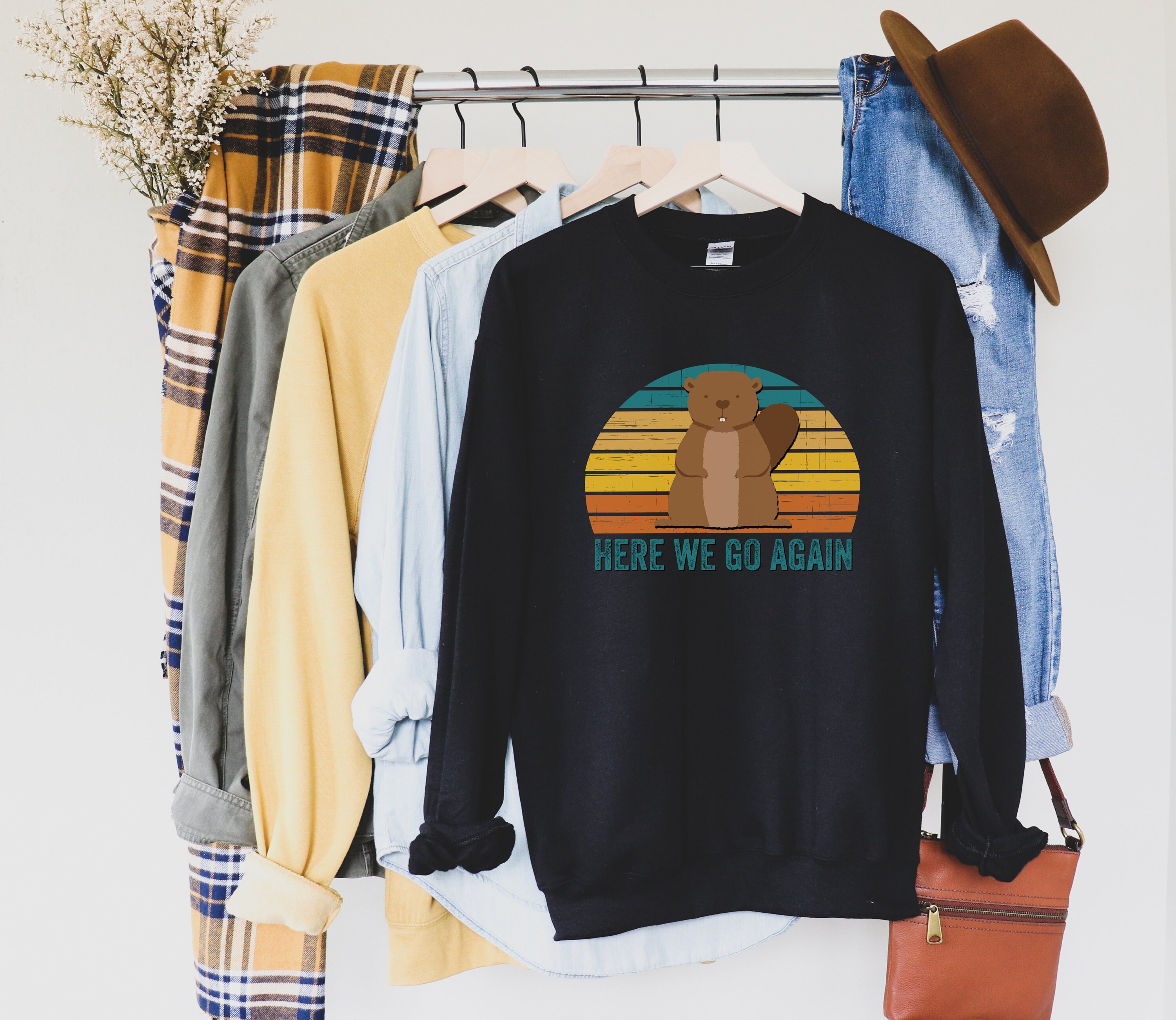 Sweatshirt Funny Groundhog Day Shirt 
