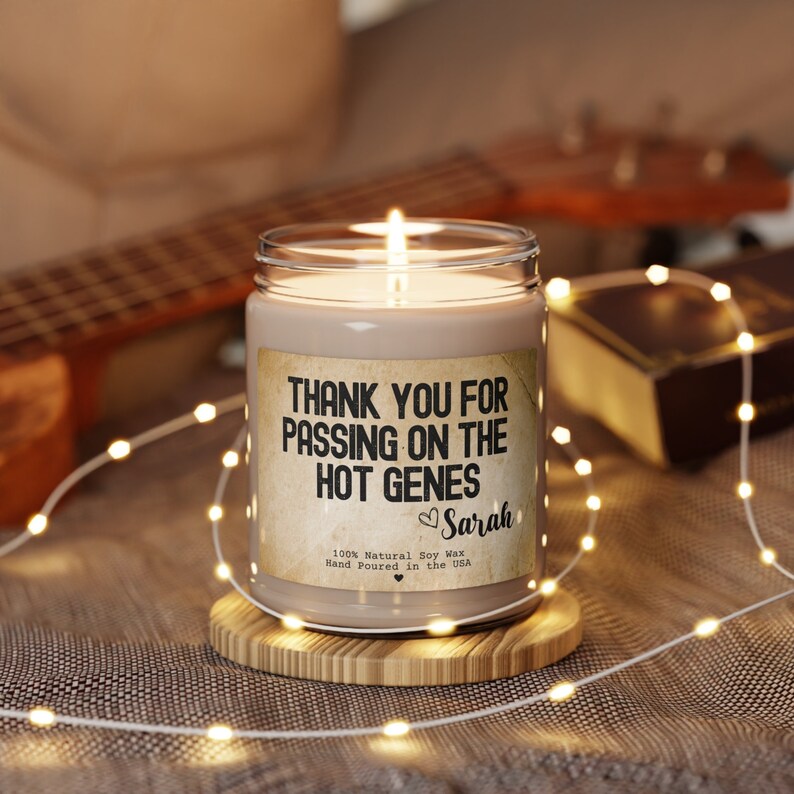 Gift for Boyfriends Mom, Custom Boyfriends Mom Gift, Funny Birthday Christmas Mothers Day Gifts for Boyfriends Mom, Boyfriends Mom Candle image 1