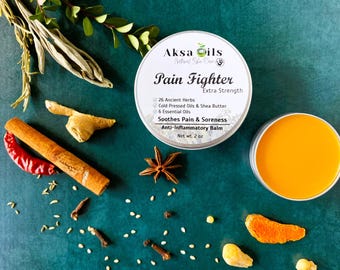 Natural Comfort Balm – rozgrzewająca mieszanka ziołowa łagodząca napięcie i dyskomfort, ajurwedyjska mieszanka kurkumy, imbiru i kadzidła