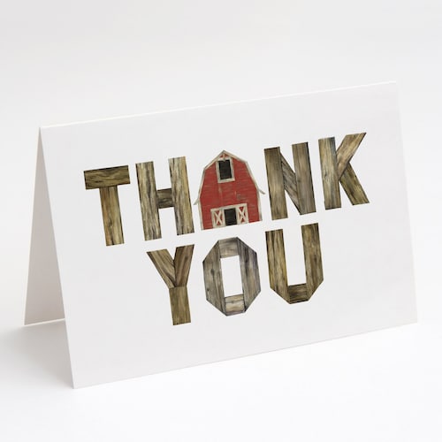 4h Thank You Cards Etsy