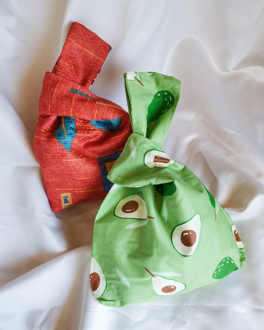 Knot Bag, Reversible Fabric Bag, Handbag, Shopping Bag, Y2k Gift Idea