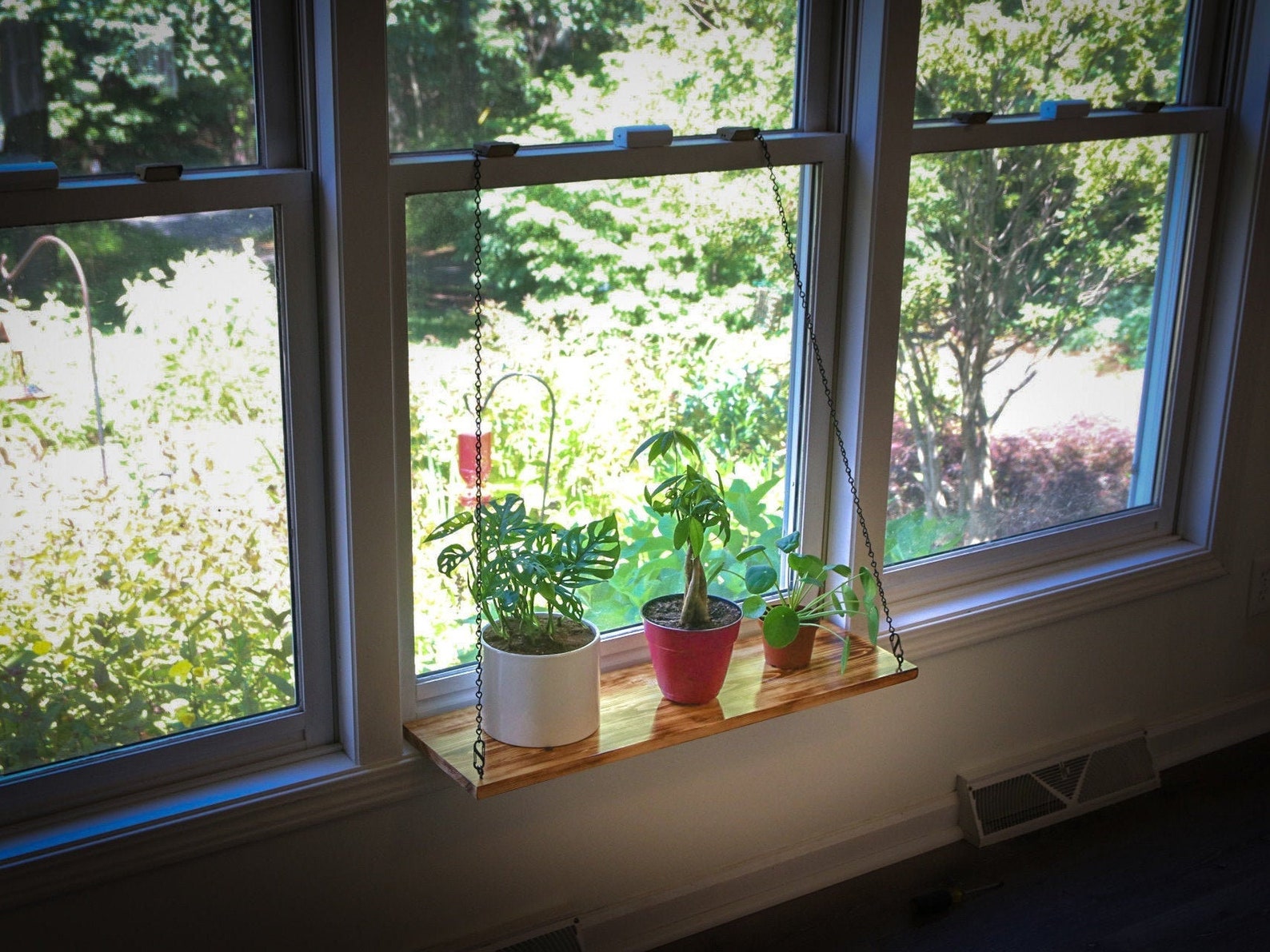 Window Sill Chain Shelf Plant Shelf Window Sill Planter Etsy