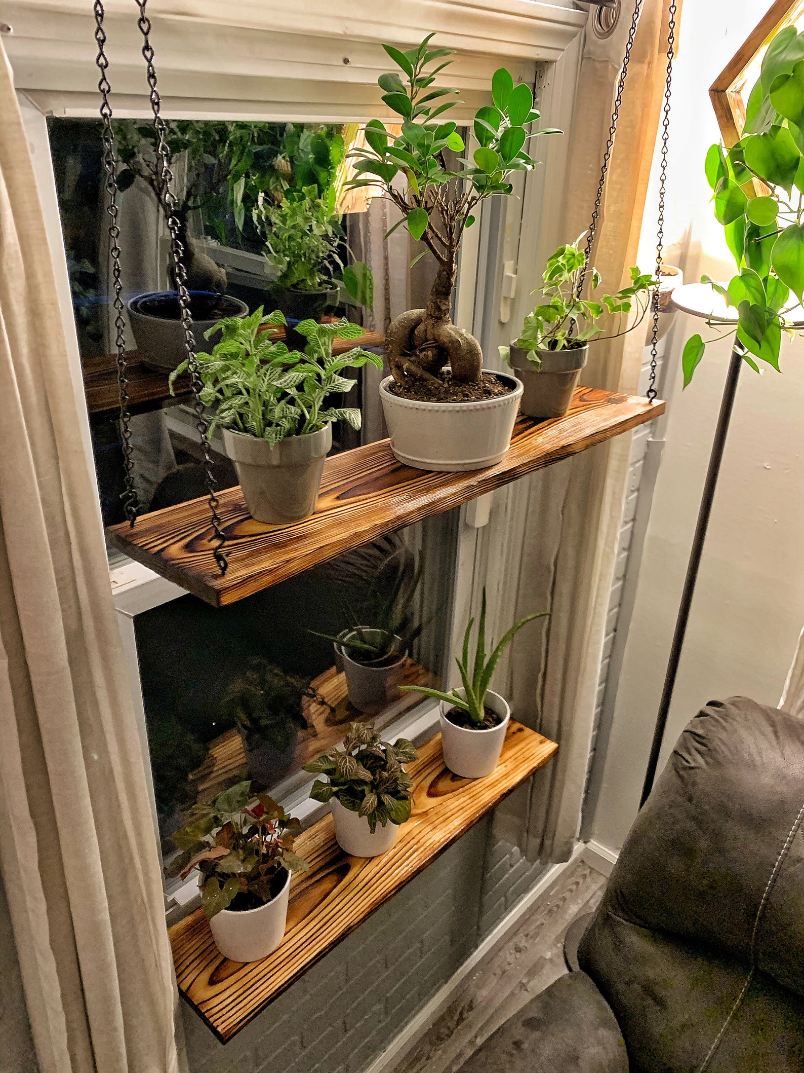 Window Sill Shelf Plant Shelf Etsy