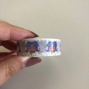 Gamer Girl Anime Washi Tape, Cute Kawaii Washi Tape, Washi Tape ForJournaling, Planners, Scrapbooks, Crafts, Small Business Supplies