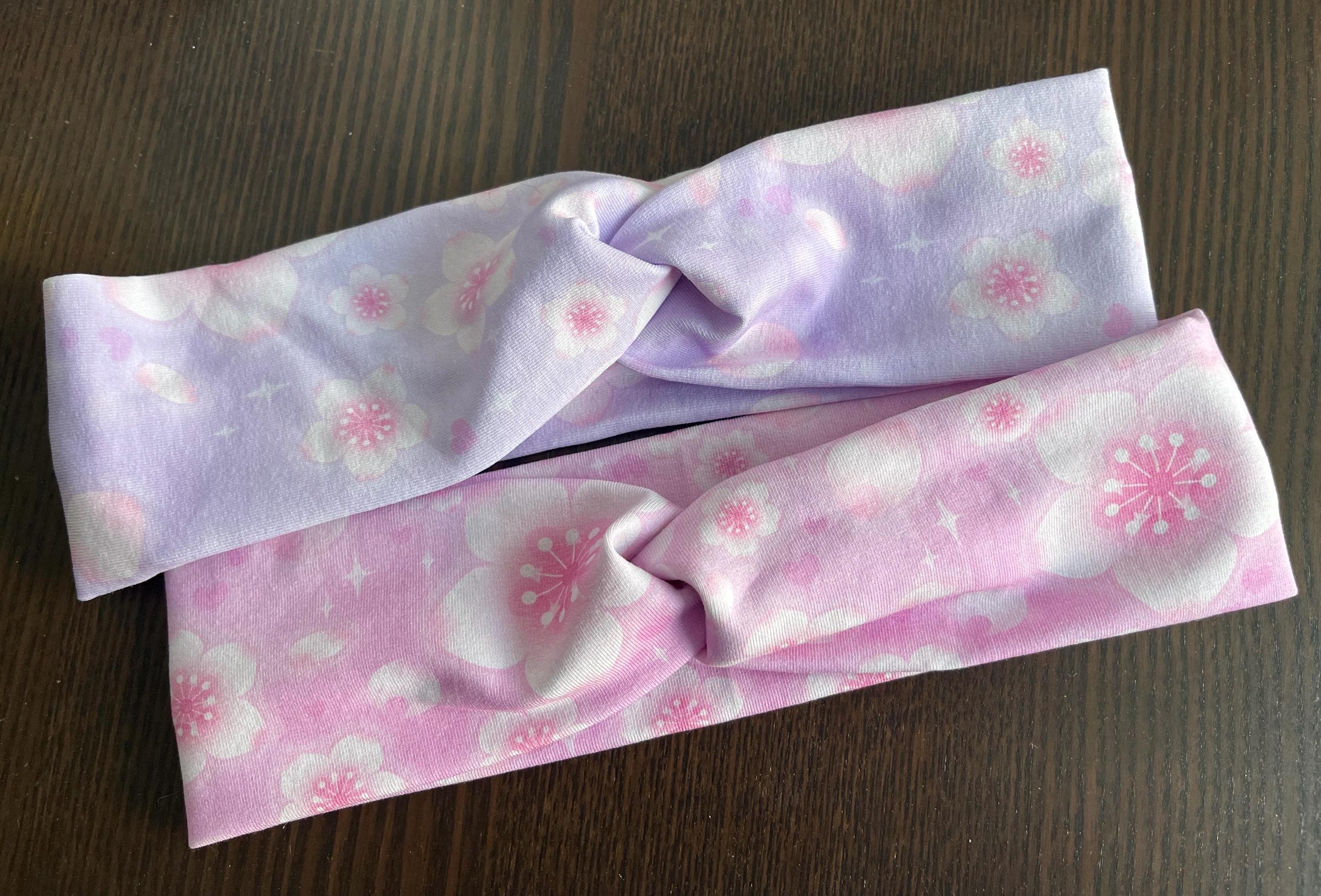 Cherry Blossom Scrunchie/headband - Etsy display picture 2