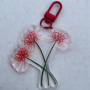 Spider Lily Keychain