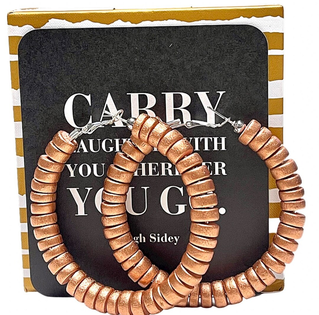 Wooden Hoop Earrings, Custom Wood Earrings, Hand Painted Wood Hoop