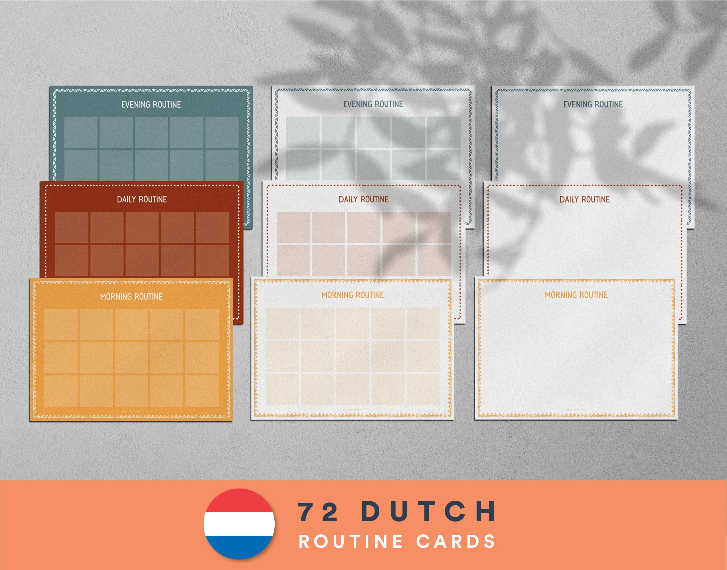 Dutch Routine Chart Routine Checklist Routine Cards Daily | Etsy