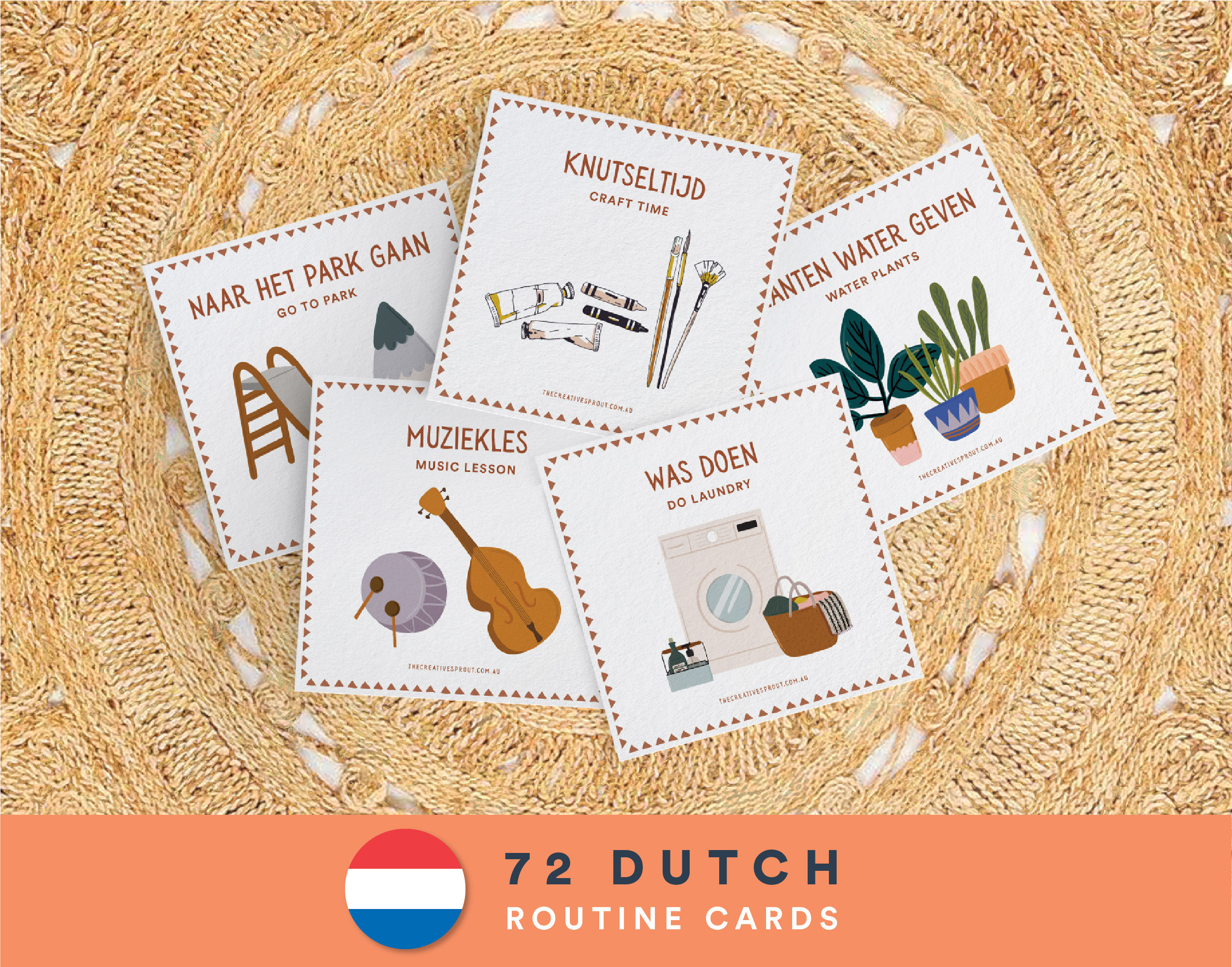 Dutch Routine Chart Routine Checklist Routine Cards Daily | Etsy