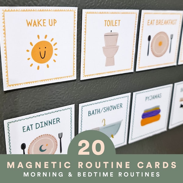 Toddler Routine Board - Etsy