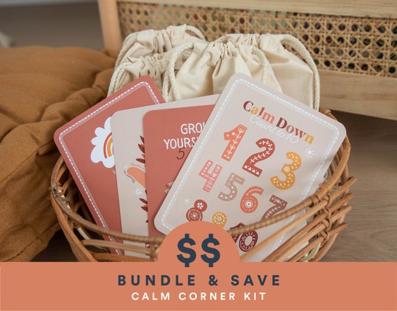 Calm Corner Kit, Calm Corner, Calm Down Corner, Emotions Cards, Affirmation Cards, Calm Down Cards, Emotional Intelligence, Feelings Cards