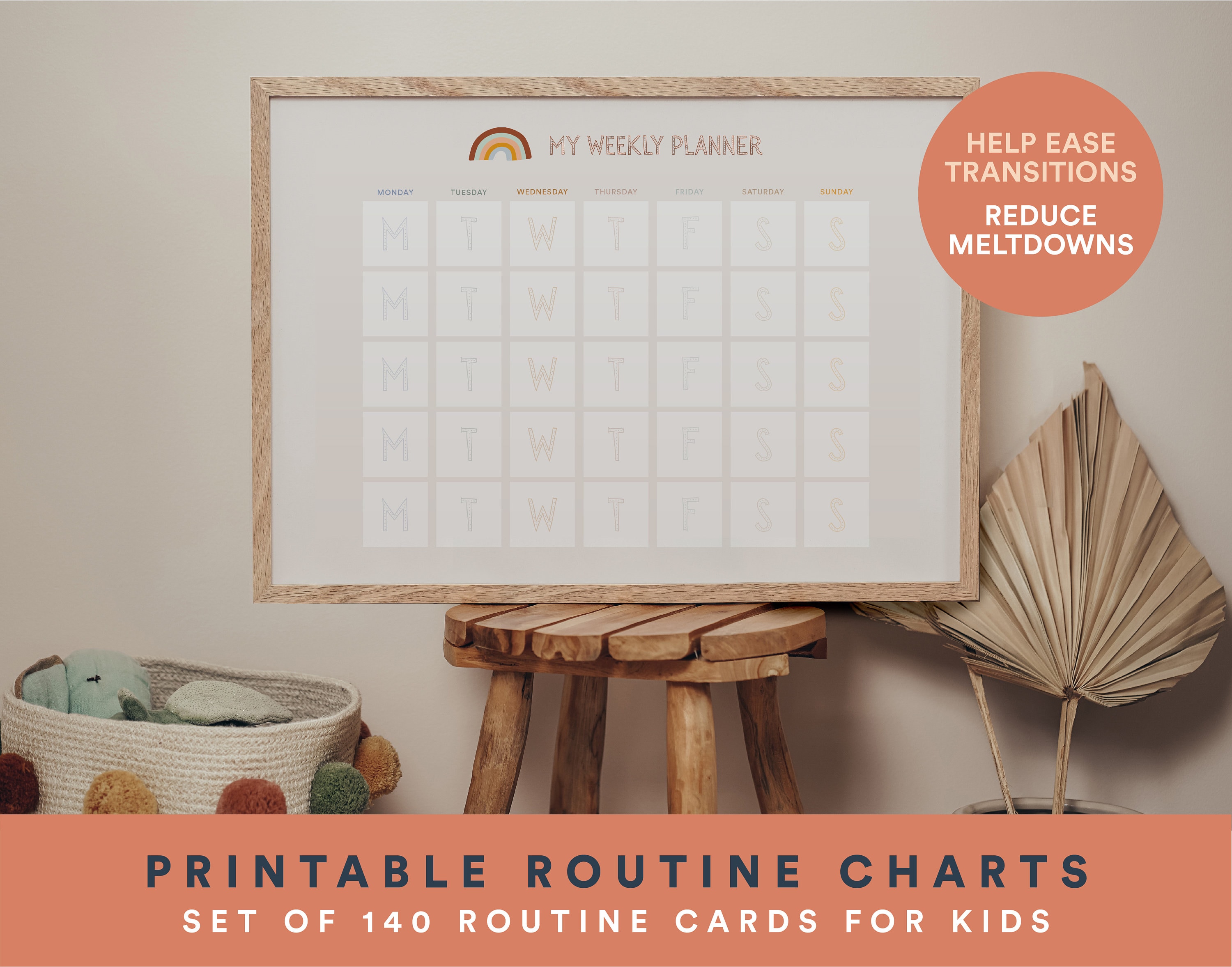 Routine Chart, Routine Checklist, Routine Cards, Daily Rhythm Cards ...
