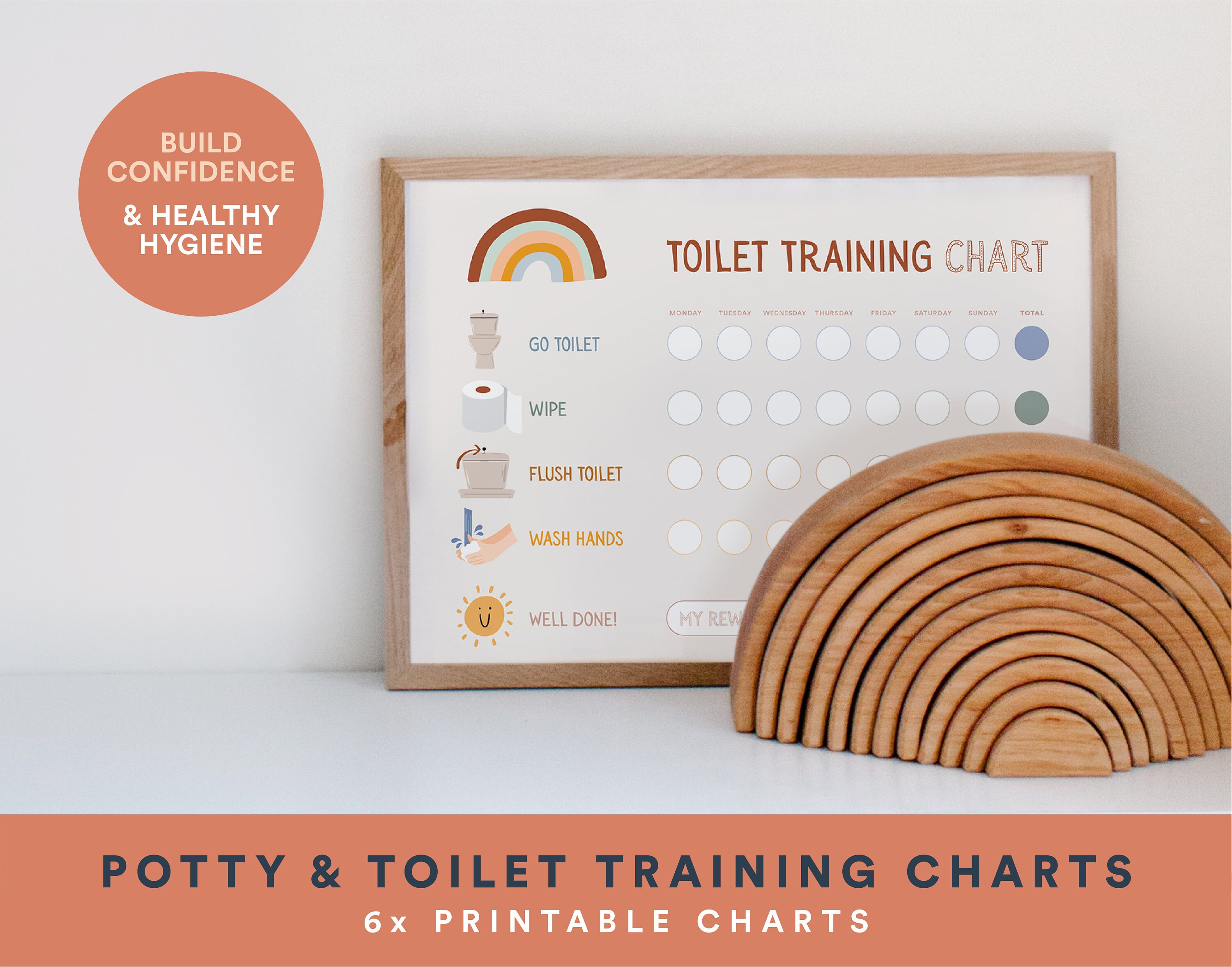 Potty Training Reward Chart Digital Print - Etsy Australia