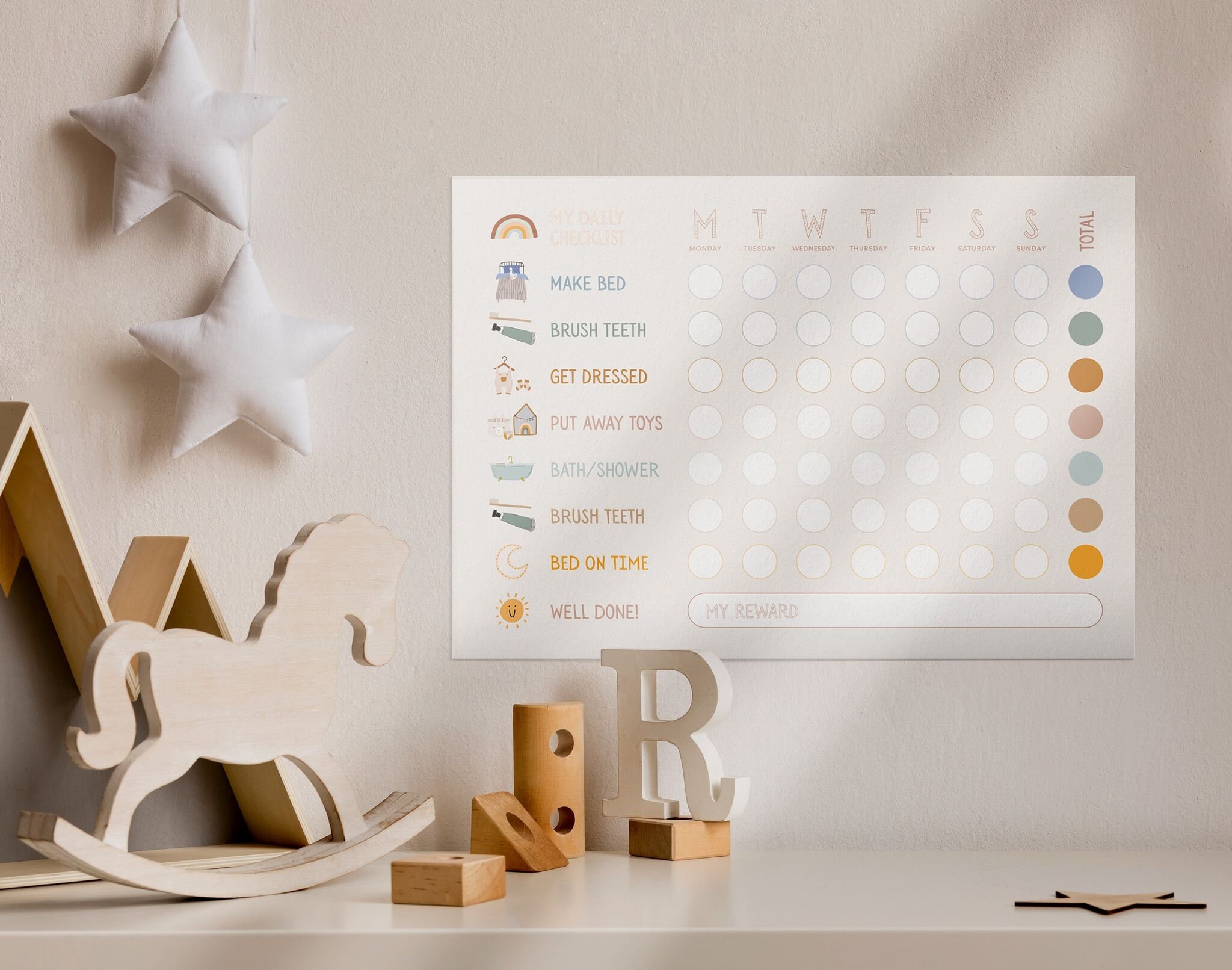 Daily Routine Tick Chart Daily Routine Checklist, Routine Chart, Routine Checklist, Daily Rhythm ...