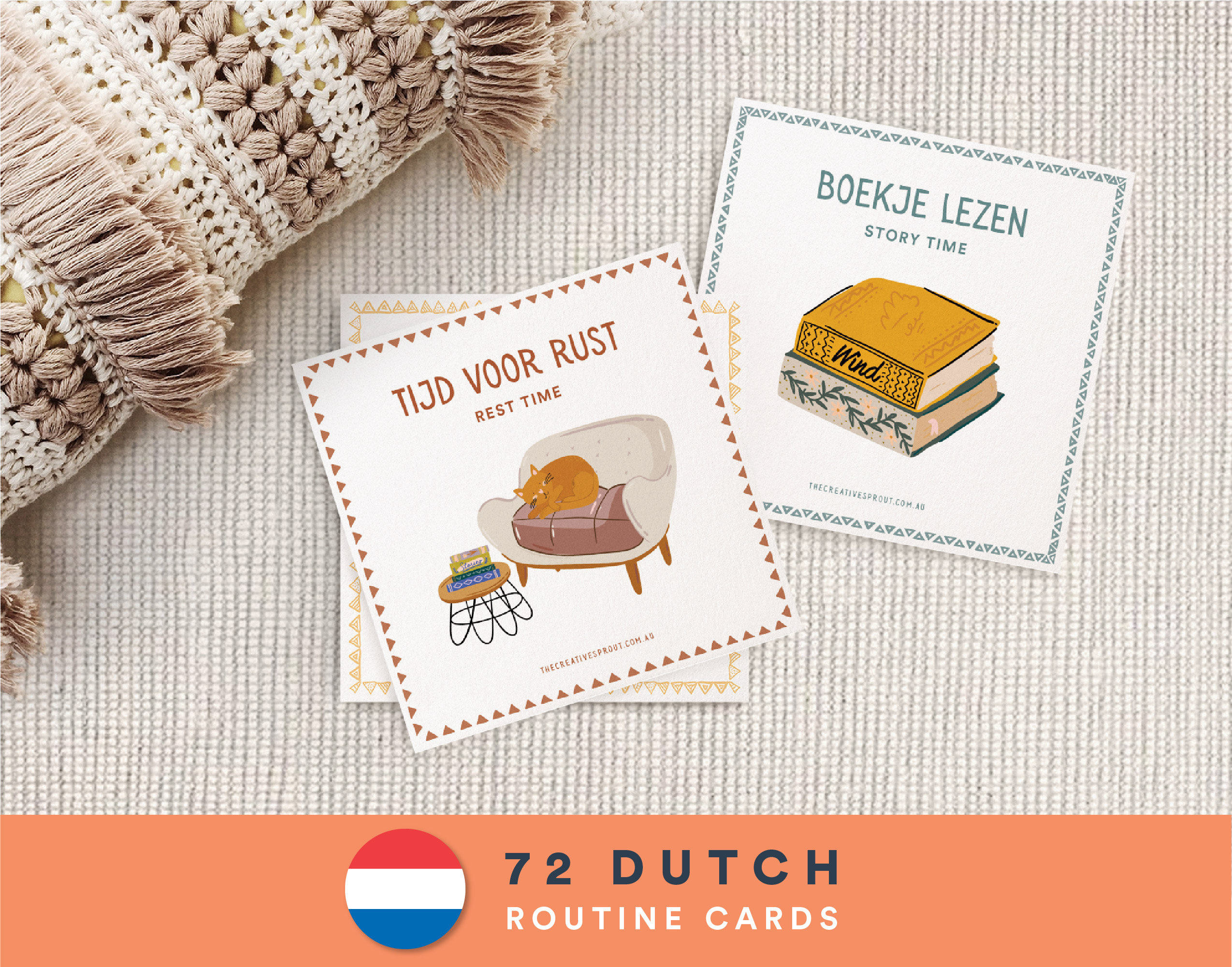 Dutch Routine Chart Routine Checklist Routine Cards Daily | Etsy