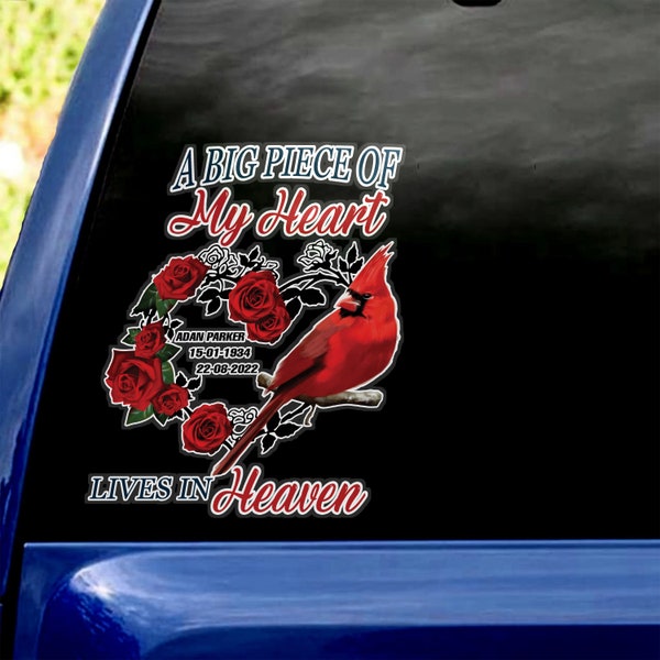 Cardinal Decal - Etsy