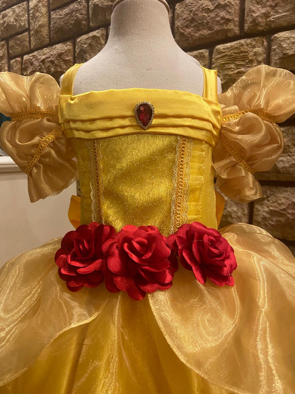 Princesa Bella Vestidos De Princesas Tejidos Vestido De Bella Bebé