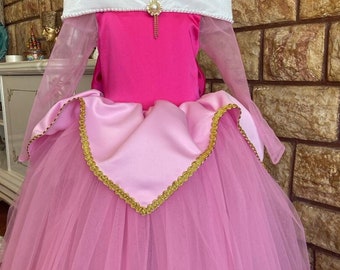 VESTIDO AURORA. DISFRAZ de Disney para bebé. Vestido de la Princesa Aurora de Disney.