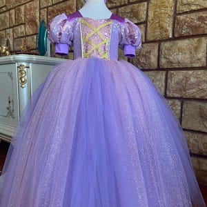 RAPUNZEL DRESS. Rapunzel costume. Rapunzel costume for Birthday. Disney Princess. Rapunzel Gown