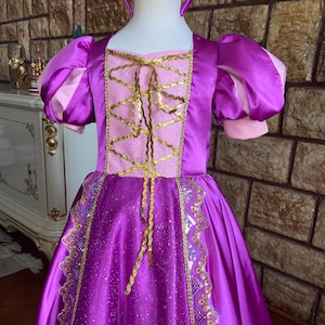 RAPUNZEL DRESS. Rapunzel costume. Rapunzel costume for Birthday. Disney Princess. Rapunzel Gown