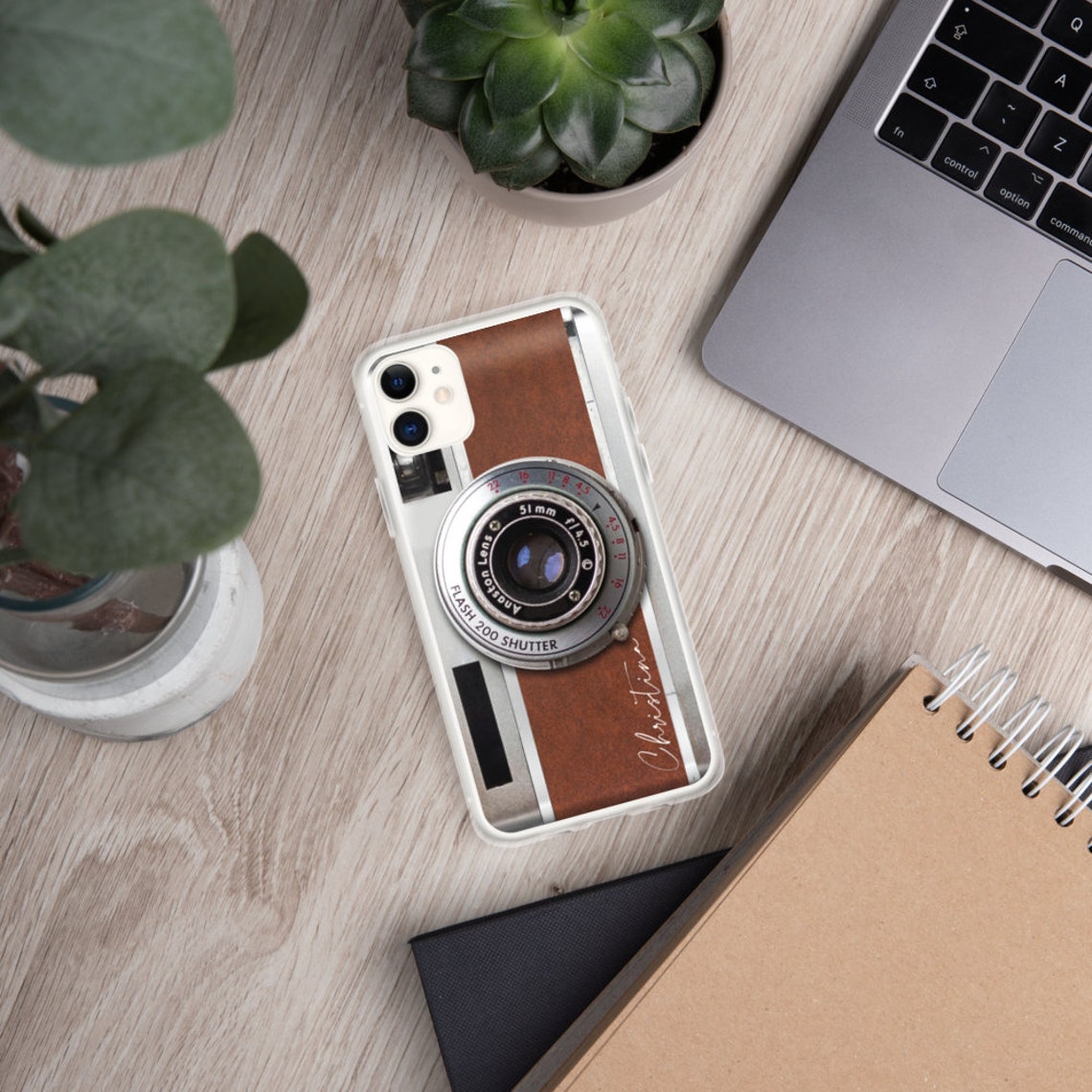 Personalised Name Retro Camera Phone Case Personalised Gift Etsy