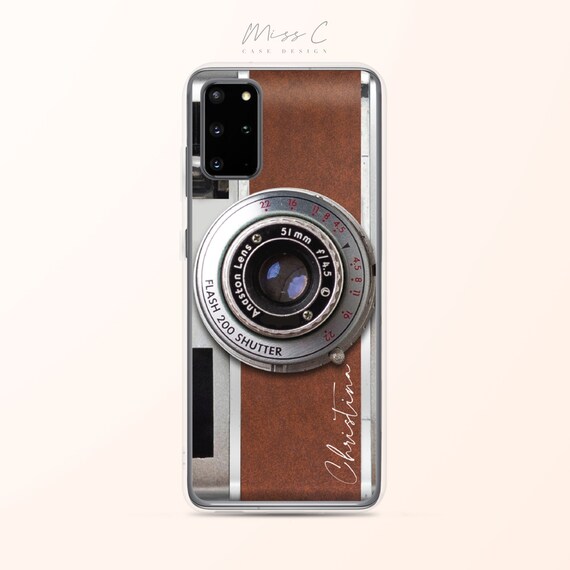 Personalised Retro Camera Phone Case Personalised Name Gift