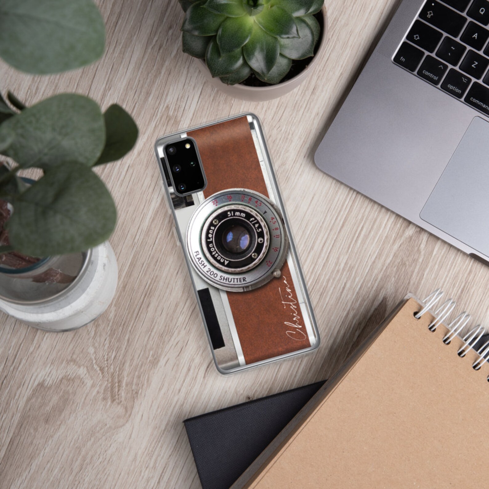 Personalised Retro Camera Phone Case Personalised Name Gift Etsy