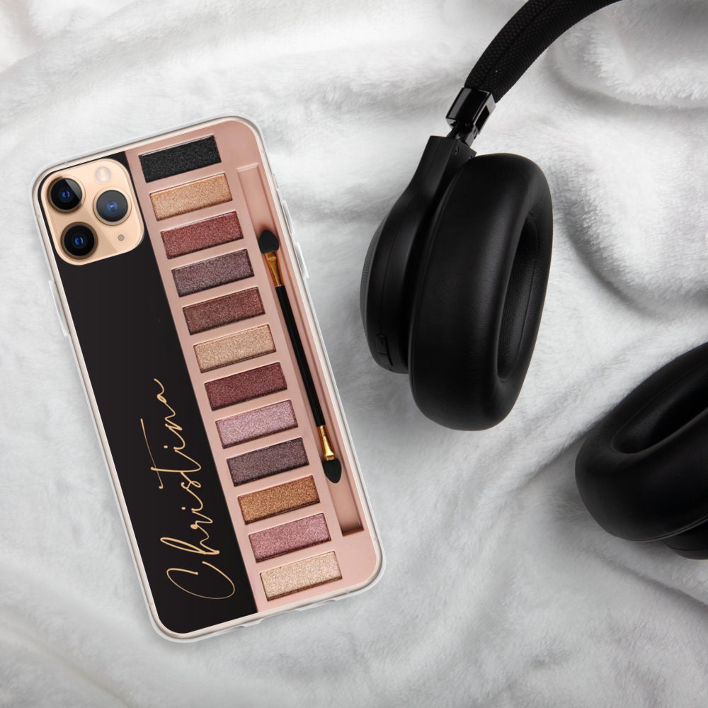 Personalised Cute Phone Case Makeup Eyeshadow Palette, Tough Case