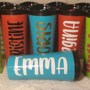 Personalized Coffee Cup - Custom reusable cup - Custom Coffee Tumbler - Custom Coffee Mug - Coffee on the go - Teacher Gift
