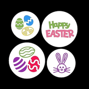 Housses de poêle de Pâques - Couverture de brûleur personnalisée Happy Easter, Décor de cuisine personnalisé - Cadeau de pendaison de crémaillère