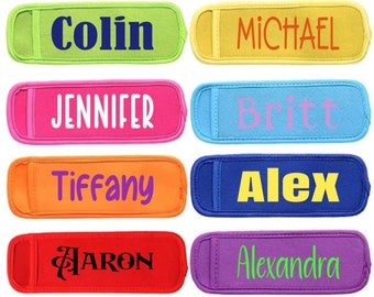 Porta paletas de neopreno personalizado: funda personalizada para paletas, recuerdo de fiesta