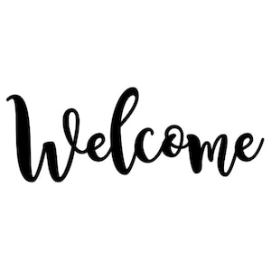 Front Door Decals - Make your door beautiful and Greet your guests with love! Welcome Bless this home Love & Laughter No Shoes Personalized