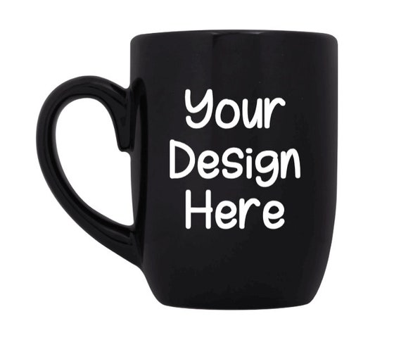Personalized Coffee Mug: Custom Decal Ceramic Mug