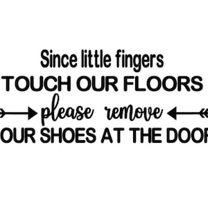 Front Door Decals - Make your door beautiful and Greet your guests with love! Welcome Bless this home Love & Laughter No Shoes Personalized