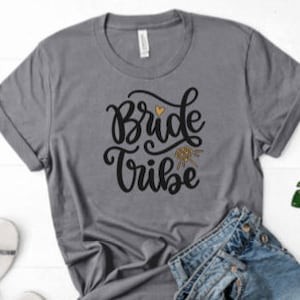 Bride Tribe Shirt - Bachelorette Party Shirt - Wedding Party Shirt - Shirts for women - Plus size shirt