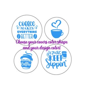 Housses de brûleur de cuisinière à café - Housse de brûleur personnalisée, Décor de cuisine personnalisé - Cadeau de pendaison de crémaillère - Décoration de ferme, Amateur de café