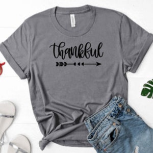 Thankful Thanksgiving Shirt - Women's Plus Size Tee