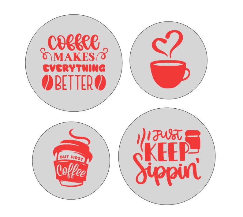 Coffee Stove Top Burner Covers Personalized Burner Cover Etsy