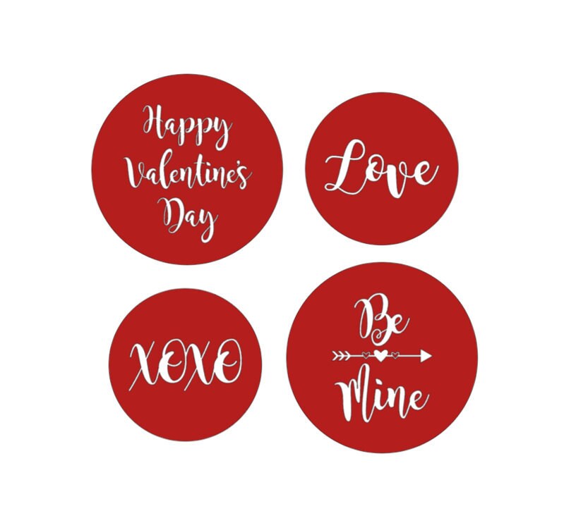 Happy Valentine's Day Stove Top Burner Covers - Valentines Day Personalized burner cover, Custom Kitchen decor - Housewarming gift