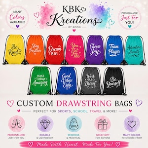 Sac à cordon personnalisé Cheer | Sac à dos Cheer personnalisé | Cadeau d'équipe Cheer | Sac de pom-pom girl | Nom Sac de sport | Sac d'entraînement